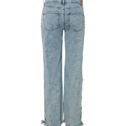 PIECES dame jeans PCFENDA - Light Blue Denim
