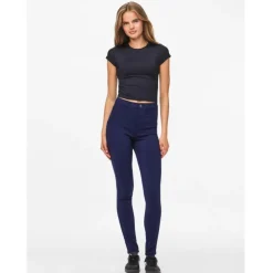 Pieces dame jeans PCHIGHSKIN - Maritime Blue