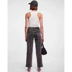 PIECES dame jeans PCJESSIE - Grey Denim