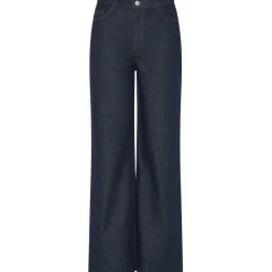 PIECES dame jeans PCSELMA - Dark Blue Denim