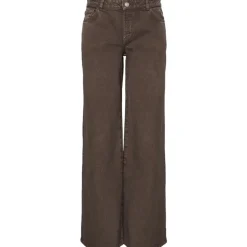 Pieces dame jeans PCSELMA - Hot Fudge