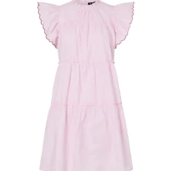 PIECES DAME KJOLE PCJILLA - Pink Tulle Goji Berry Stitching