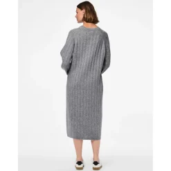 PIECES dame kjole PCMAGGY - Medium grey melange