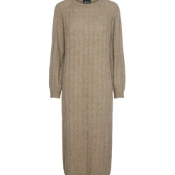 PIECES dame kjole PCMAGGY - Taupe Gray