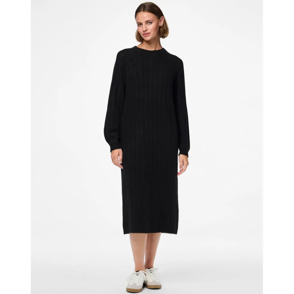 PIECES dame kjole PCMAGGY - Black