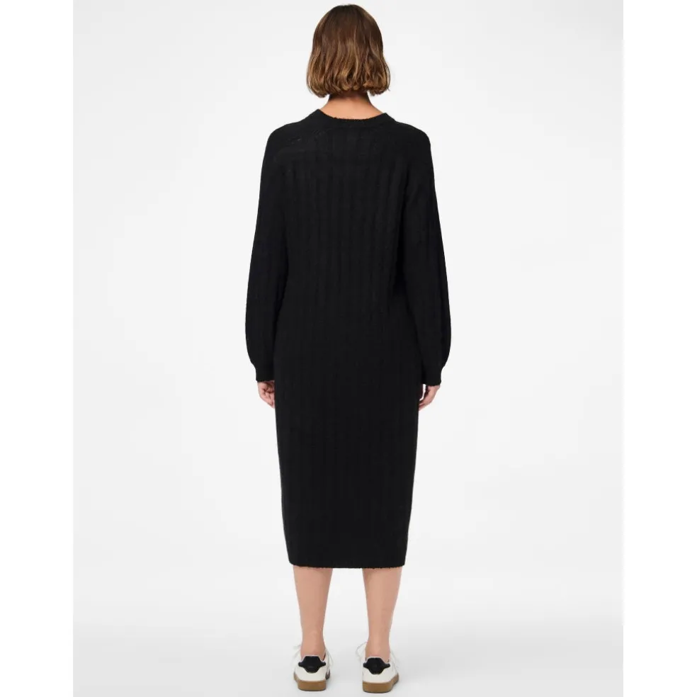 PIECES dame kjole PCMAGGY - Black