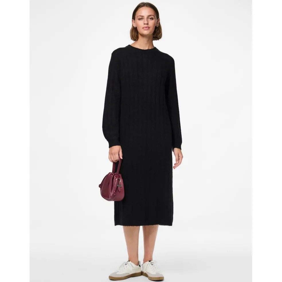 PIECES dame kjole PCMAGGY - Black