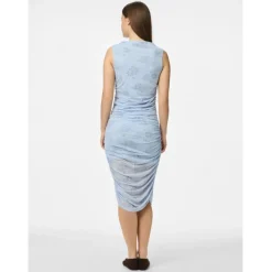 PIECES DAME KJOLE PCMERRY - Cashmere Blue