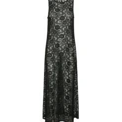 PIECES dame kjole PCOLLINE - Black