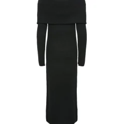 PIECES dame kjole PCRIKO - Black