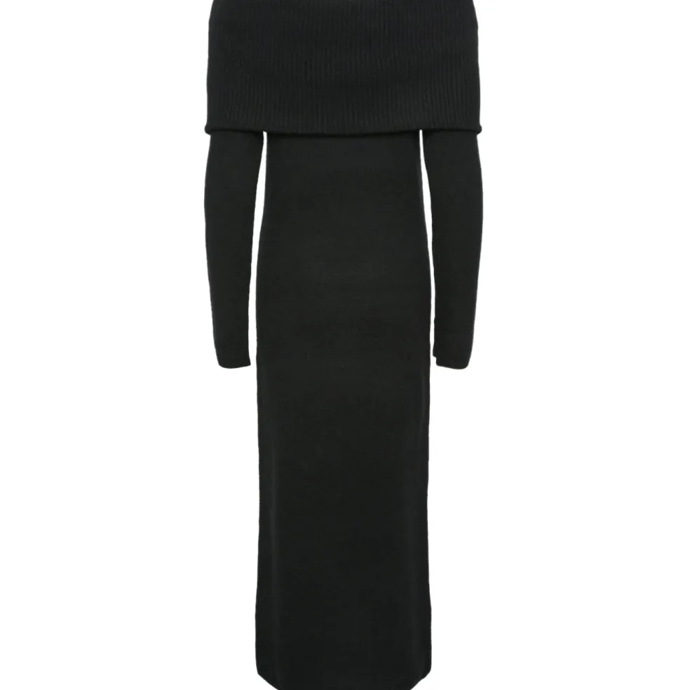 PIECES dame kjole PCRIKO - Black