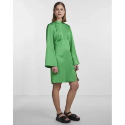 PIECES dame kjole PCSENA - Fern Green