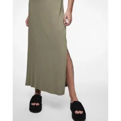 PIECES dame kjole PCSOFIA - Deep Lichen Green