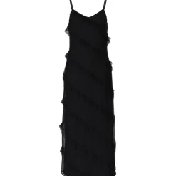 PIECES DAME KJOLE PCTWIRL - Black