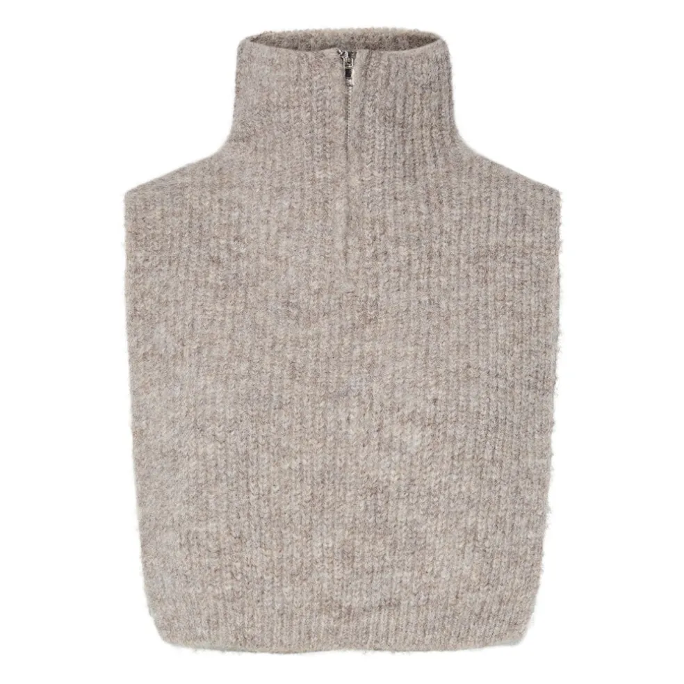 Pieces dame neckwarmer PCJASSY - Silver Lining