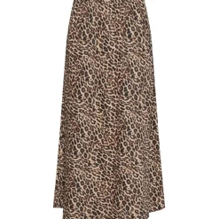 PIECES dame nederdel PCFRANAN - Black Leo