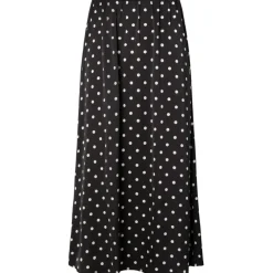 Pieces dame nederdel PCJYTTA - Black White Dots