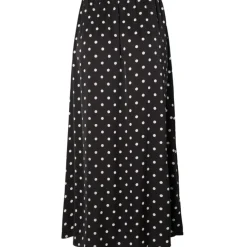 Pieces dame nederdel PCJYTTA - Black White Dots