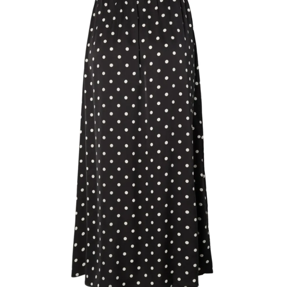 Pieces dame nederdel PCJYTTA - Black White Dots