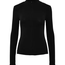 PIECES dame pullover PCKITTE - Black