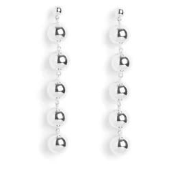 PIECES dame øreringe FPSELINA - Silver Colour