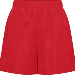 PIECES dame shorts PCCHRILINA - High risk red