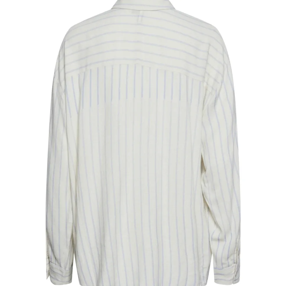 PIECES dame skjorte PCPIA - Birch Hydrangea