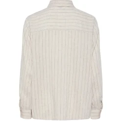PIECES dame skjorte PCPIA - Birch Stripes black