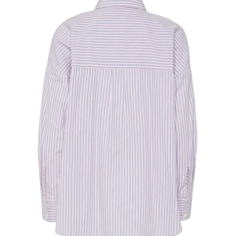 PIECES dame skjorte PCPIPPA - Bonbon stripes