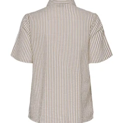 PIECES dame skjorte PCSALLY - Nomad CLOUD DANCER