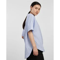 PIECES dame skjorte PCSASSY - Kentucky blue