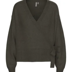 Pieces dame strik cardigan PCMALOU - Hot Fudge