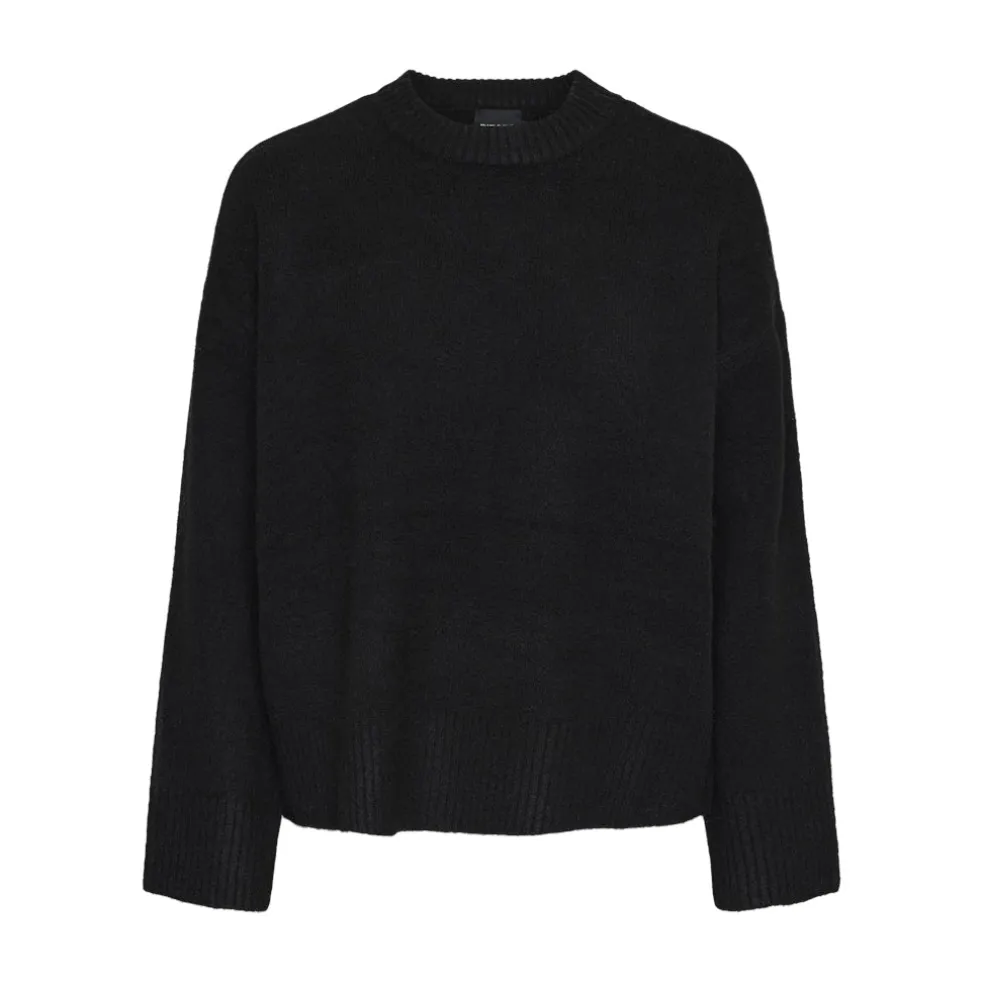 PIECES dame strik PCANA - Black