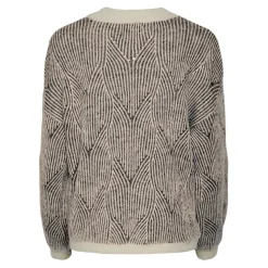 PIECES dame strik PCJENNA - Whitecap Gray black