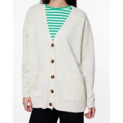 PIECES dame strik PCJULIANA - Whitecap Gray