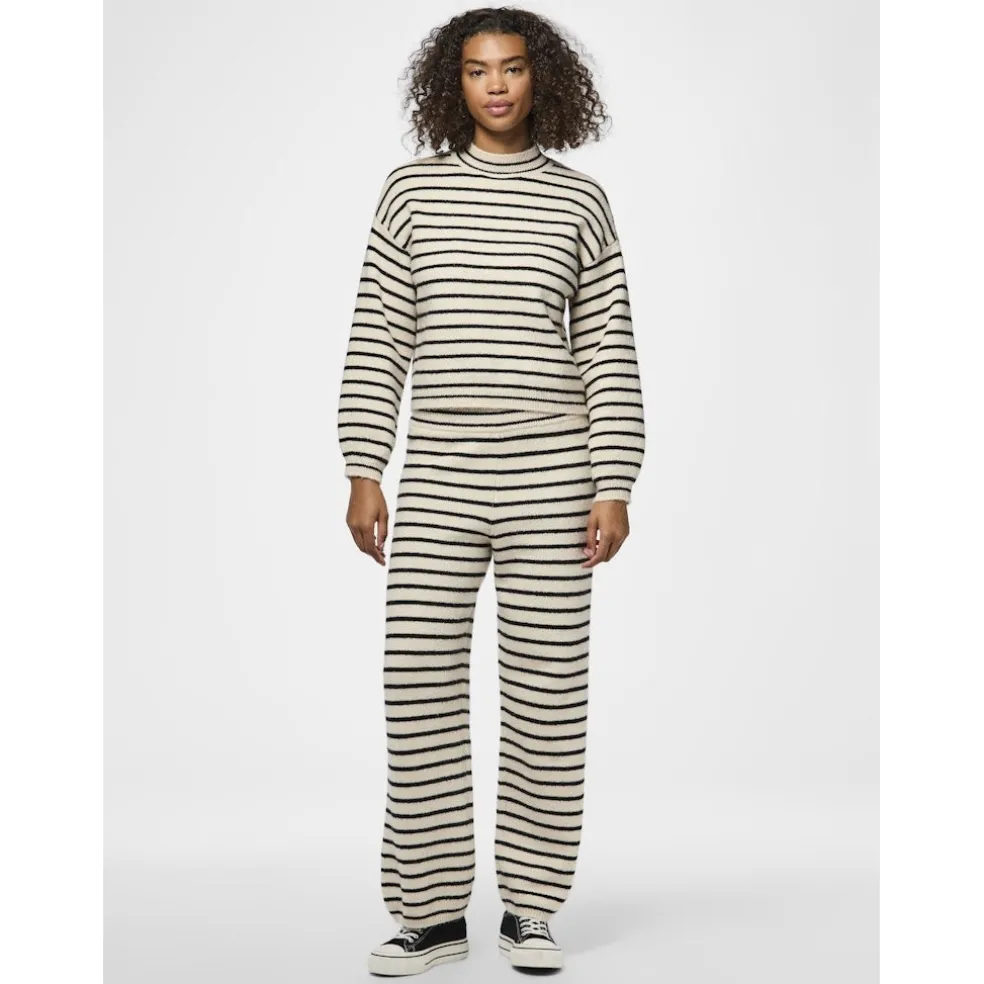 PIECES dame strik PCPENNA - Whitecap Gray black