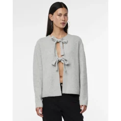 PIECES dame strik PCSILLY - Light Grey