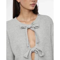 PIECES dame strik PCSILLY - Light Grey