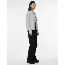 PIECES dame strik PCSILLY - Light Grey
