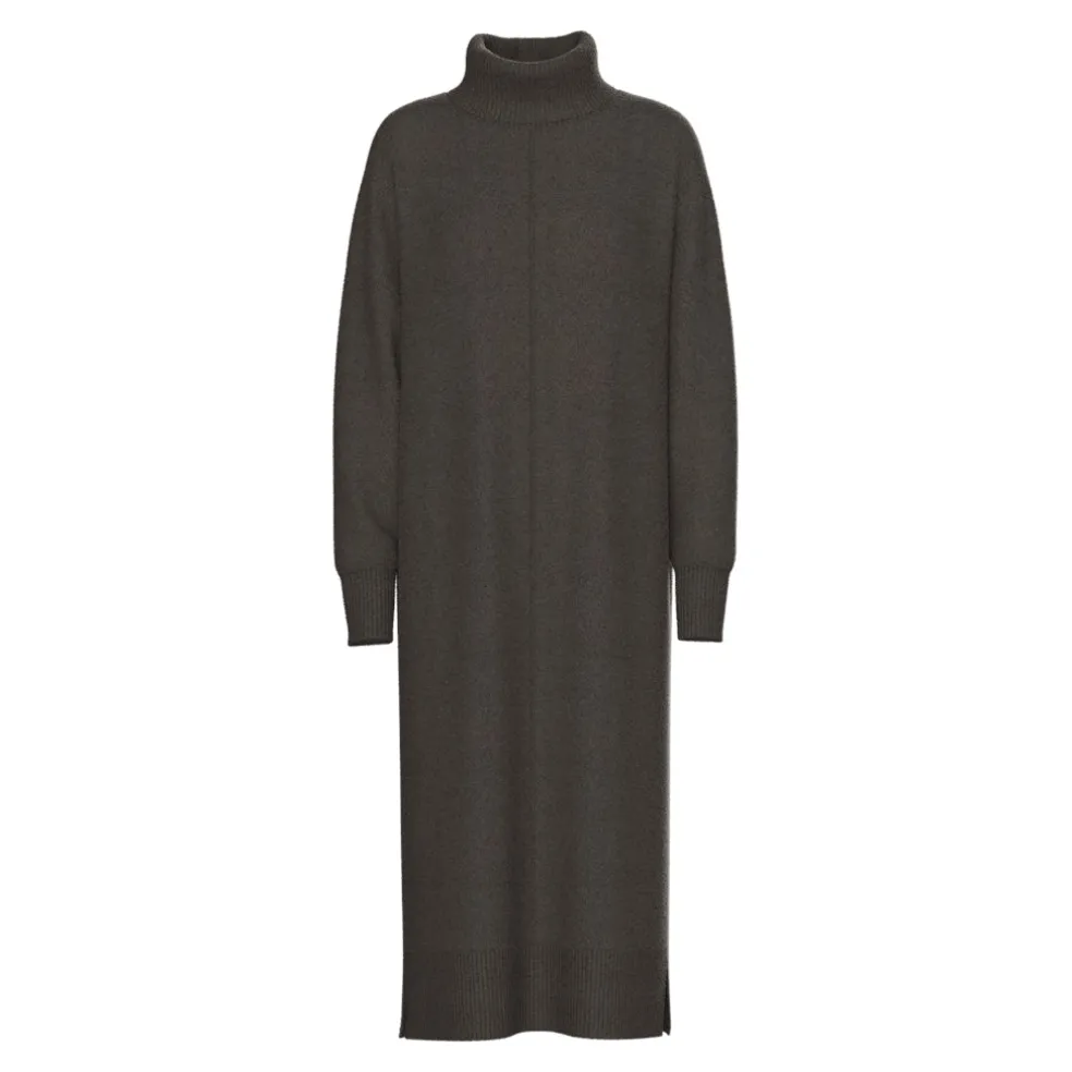 Pieces dame strikkjole PCMALOU - Hot Fudge