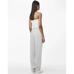 Pieces dame sweatbukser PCCHILLI - Light Grey Melange