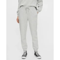 Pieces dame sweatpants PCCHILLI - Light Grey Melange