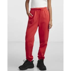 Pieces dame sweatpants PCCHILLI - Poppy Red