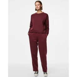 PIECES dame sweatshirt PCCHILLI - Tawny Port