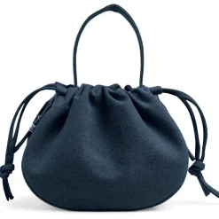 PIECES dame taske PCBALLOON - Dark Blue Denim Silver