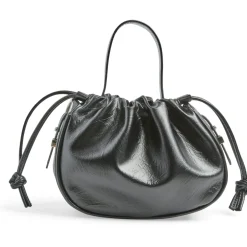 PIECES dame taske PCBALLOON - Black Silver