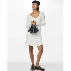 PIECES dame taske PCBALLOON - Black Silver