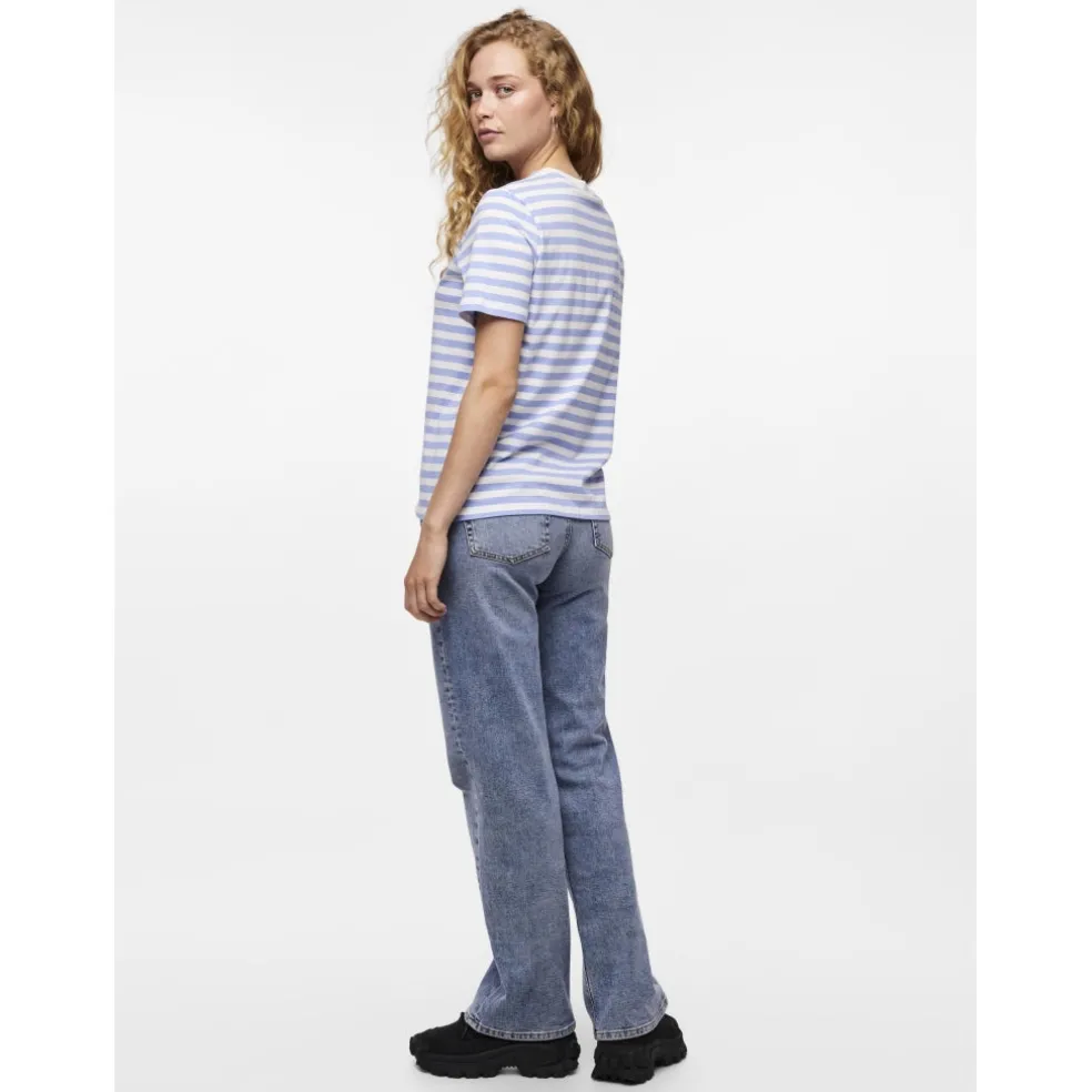 PIECES dame tee PCRIA - Hydrangea BRIGHT WHITE