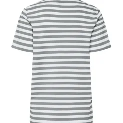 PIECES dame tee PCRIA - Ultimate Grey BRIGHT WHITE