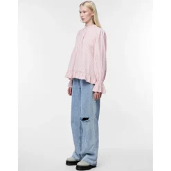 PIECES dame top PCASSRA - Cloud Dancer BITTERSWEET